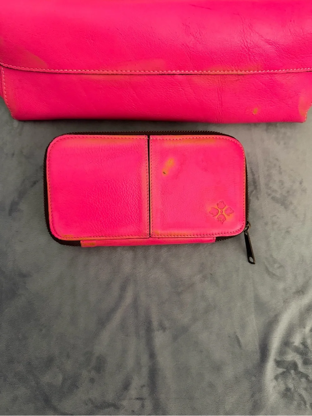 💐Patricia Nash Mini Prairie Rose with matching Matching Wallet set.